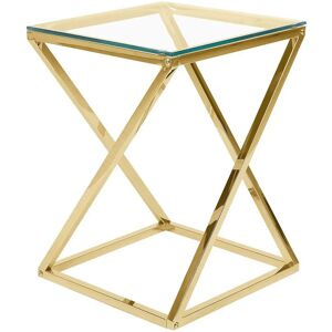 Beliani Bevely Gold Side Table - Side Table Beliani Bevely Gold Side Table - Side Table