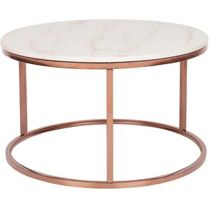 Beliani Coffee Table Beige with Copper Legs - Coffee Table Beliani Coffee Table Beige with Copper Legs - Coffee Table