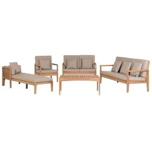 Beliani PATAJA FSC Certified Acacia Wood 7 Seater Garden Set - Garden Conversation Set Beliani PATAJA FSC Certified Acacia Wood 7 Seater Garden Set - Garden Conversation Set