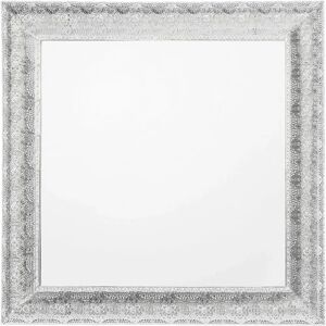 Miroir Mural Beliani CAVAN 65 cm Argent Cadre Décoratif - Publicité Miroir Mural Beliani CAVAN 65 cm Argent Cadre Décoratif - Publicité