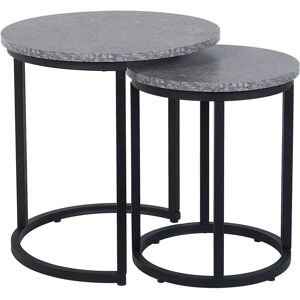 Beliani Model - Nest of 2 Tables - Industrial Style - Modern Design Beliani Model - Nest of 2 Tables - Industrial Style - Modern Design