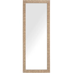 Beliani Wall Mirror AJACCIO Brass - Rectangular Modern Mirror Beliani Wall Mirror AJACCIO Brass - Rectangular Modern Mirror