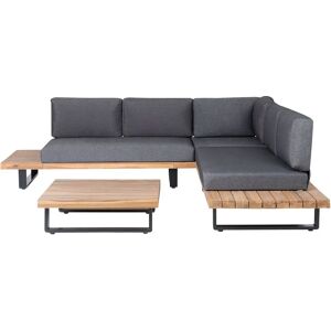 Beliani Corner Sofa Garden Set Grey - Garden Corner Sofa Set Beliani Corner Sofa Garden Set Grey - Garden Corner Sofa Set