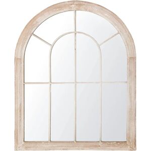 Beliani Wall Mirror Beige Metal Frame 69 x 88 cm - Wall Mirror Beliani Wall Mirror Beige Metal Frame 69 x 88 cm - Wall Mirror