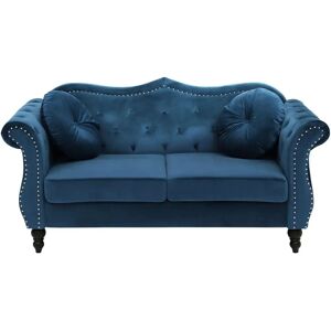 Beliani Samettisohva 2-istuttava - Retro Tyyli Glam Materiaali Beliani Samettisohva 2-istuttava - Retro Tyyli Glam Materiaali