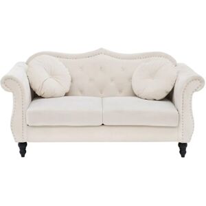 Beliani Skien 2 Seater Velvet Sofa - Glamorous Chesterfield Style Beliani Skien 2 Seater Velvet Sofa - Glamorous Chesterfield Style