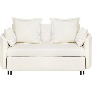 Beliani Sofa Bed HOVIN - Beige & 2 Seater - Sofa Bed Beliani Sofa Bed HOVIN - Beige & 2 Seater - Sofa Bed