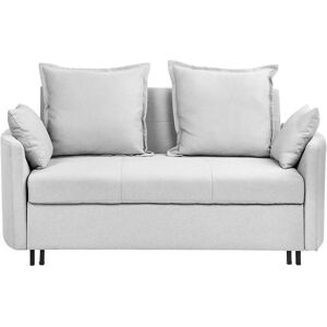Beliani 2 Seater Sofa Bed Light Grey - Sofa Bed Beliani 2 Seater Sofa Bed Light Grey - Sofa Bed