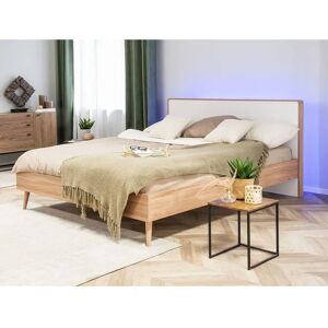 Beliani Bed with LED SERRIS - Super King Scandinavian Design Beliani Bed with LED SERRIS - Super King Scandinavian Design