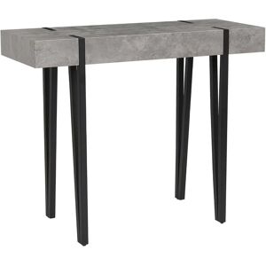 Beliani ADENA Light Grey Concrete Effect Console Table - Industrial Style Beliani ADENA Light Grey Concrete Effect Console Table - Industrial Style