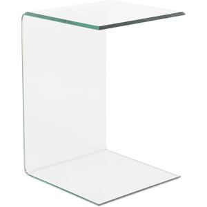 Beliani Side Table - Lourdes - Transparent Glass - 40x40 cm - Side Table Beliani Side Table - Lourdes - Transparent Glass - 40x40 cm - Side Table