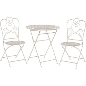 Beliani Bistro Set Light Beige - Bistro Set Beliani Bistro Set Light Beige - Bistro Set