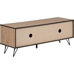 Beliani Light Wood TV Stand - Modern Media Unit for 55ʺ TV Beliani Light Wood TV Stand - Modern Media Unit for 55ʺ TV