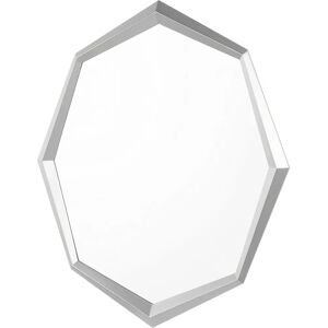 Beliani Wall Mirror OENO Silver - 91 x 66 cm - Decorative Accent Beliani Wall Mirror OENO Silver - 91 x 66 cm - Decorative Accent