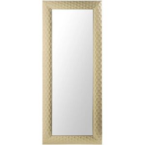 Beliani Wall Mirror Gold Synthetic Frame 50 x 130 cm Rectangular Wall Hanging - Wall Mirror Beliani Wall Mirror Gold Synthetic Frame 50 x 130 cm Rectangular Wall Hanging - Wall Mirror