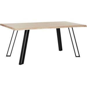 Beliani GRAHAM 180x90 cm Light Wood Dining Table - Dining Table Beliani GRAHAM 180x90 cm Light Wood Dining Table - Dining Table
