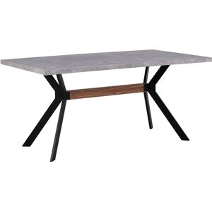 Beliani Benso Light Grey Industrial Dining Table - Dining Table Beliani Benso Light Grey Industrial Dining Table - Dining Table