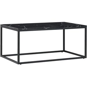 Beliani Black Marble Effect Coffee Table - Coffee Table Beliani Black Marble Effect Coffee Table - Coffee Table
