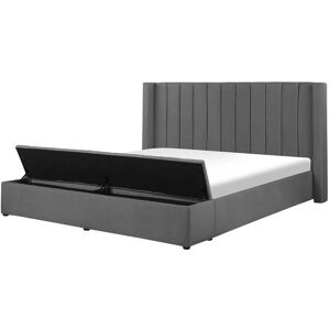 Beliani EU King Size Velvet Bed with Storage Bench - Bedroom Furniture Beliani EU King Size Velvet Bed with Storage Bench - Bedroom Furniture
