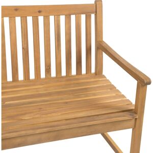 Beliani Garden Bench VIVARA 160 cm FSC Acacia - Rustic Outdoor Seating Beliani Garden Bench VIVARA 160 cm FSC Acacia - Rustic Outdoor Seating
