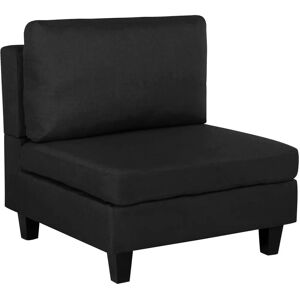 Beliani FEVIK Fauteuil Modulable en Polyester Noir - Module de Fauteuil - Publicité Beliani FEVIK Fauteuil Modulable en Polyester Noir - Module de Fauteuil - Publicité
