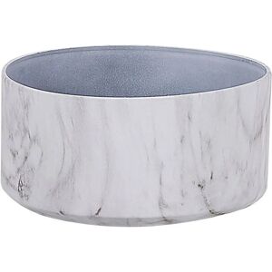 Beliani VALTA White Plant Pot - 35cm Modern Design UV Resistant Beliani VALTA White Plant Pot - 35cm Modern Design UV Resistant