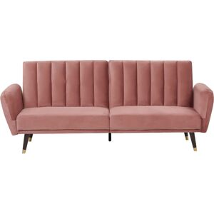 Beliani Sofa Bed Pink Vimmerby - Sofa Bed Beliani Sofa Bed Pink Vimmerby - Sofa Bed