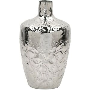 Beliani Flower Vase Silver Metal 33 cm - Flower Vase Beliani Flower Vase Silver Metal 33 cm - Flower Vase