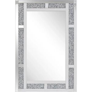 Beliani Silver Wall Mirror AVRILLE 60x90 cm - Wall Mirror Beliani Silver Wall Mirror AVRILLE 60x90 cm - Wall Mirror