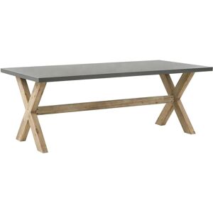 Beliani Outdoor Dining Table Grey Concrete - 8 People Capacity Beliani Outdoor Dining Table Grey Concrete - 8 People Capacity