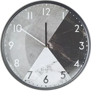 Beliani DAVOS 33 cm Grauer Wanduhr - Modernes Design Beliani DAVOS 33 cm Grauer Wanduhr - Modernes Design