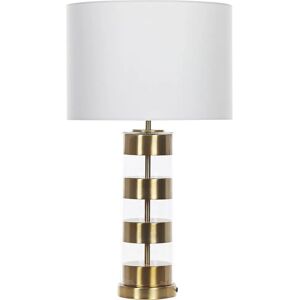 Beliani Gold/Transparent Glass Table Lamp - Modern Lighting Beliani Gold/Transparent Glass Table Lamp - Modern Lighting
