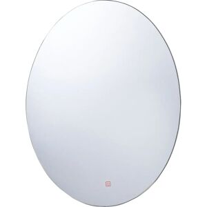 Beliani Silver MAZILLE Wall Mirror with LED Anti Fog System - Wall Mirror Beliani Silver MAZILLE Wall Mirror with LED Anti Fog System - Wall Mirror