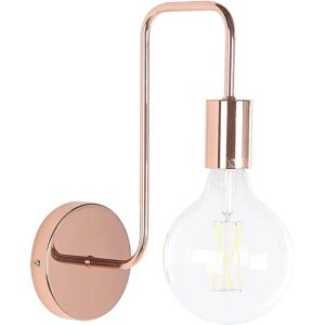 Beliani Copper Wall Lamp - Savena - Modern Industrial Style Beliani Copper Wall Lamp - Savena - Modern Industrial Style