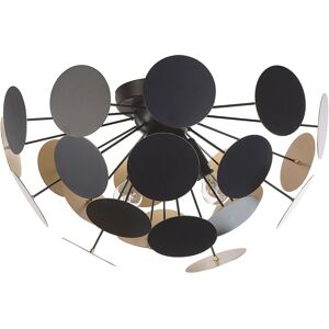 Beliani Ceiling Lamp Black-Gold MARITSA - Ceiling Lamp Beliani Ceiling Lamp Black-Gold MARITSA - Ceiling Lamp