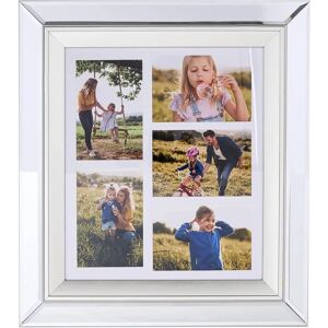 Beliani Silberrahmen - 50x50 cm für 5 Fotos - Spiegelcollage Beliani Silberrahmen - 50x50 cm für 5 Fotos - Spiegelcollage