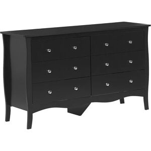 Beliani Black Winchester Chest of Drawers - Chest of Drawers Beliani Black Winchester Chest of Drawers - Chest of Drawers