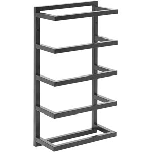 Beliani Towel Rack Black CINTRA - Towel Rack Wall Mounted Modern Design Beliani Towel Rack Black CINTRA - Towel Rack Wall Mounted Modern Design