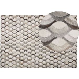 Beliani Cowhide Area Rug - Retro Patchwork 140x200cm Beliani Cowhide Area Rug - Retro Patchwork 140x200cm