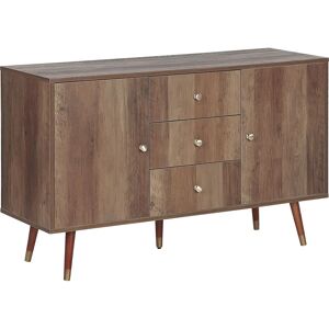 Beliani Light Wood ULIKA Sideboard - Rustic Style Furniture Beliani Light Wood ULIKA Sideboard - Rustic Style Furniture