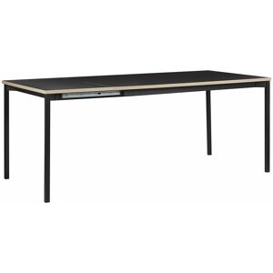 Beliani AVIS Black Extending Dining Table - Dining Table Beliani AVIS Black Extending Dining Table - Dining Table