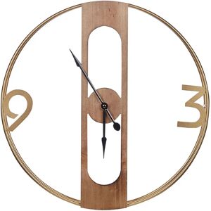 Beliani Wall Clock MULHOUSE Light Wood - Wall Clock Beliani Wall Clock MULHOUSE Light Wood - Wall Clock