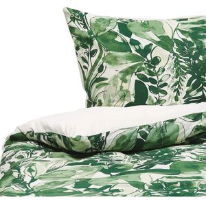 Beliani Green Greenwood Cotton Sateen Duvet Cover Set - Duvet Cover Set Beliani Green Greenwood Cotton Sateen Duvet Cover Set - Duvet Cover Set