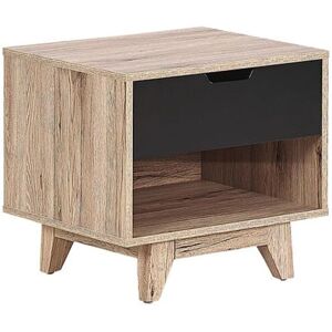 Beliani Bedside Table Black - Modern Scandinavian Bedside Beliani Bedside Table Black - Modern Scandinavian Bedside