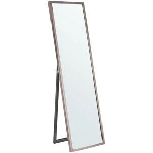 Beliani Standing Mirror Silver 40x140cm - Modern Design Beliani Standing Mirror Silver 40x140cm - Modern Design