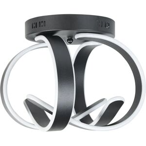 Beliani Ceiling Lamp Black Aluminium Iron - Modern Spiral Shape - Ceiling Light Beliani Ceiling Lamp Black Aluminium Iron - Modern Spiral Shape - Ceiling Light