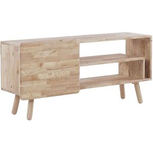 Beliani Westfield Light Wood TV Stand - Scandinavian Retro Style Beliani Westfield Light Wood TV Stand - Scandinavian Retro Style