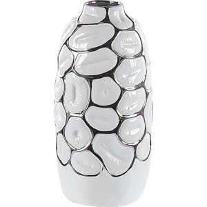 Beliani CENABUM White Vase - Decorative Piece Beliani CENABUM White Vase - Decorative Piece