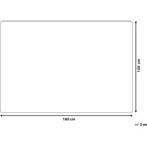 Beliani Grey Polyester Bedspread - 130x180cm - Modern Decor Beliani Grey Polyester Bedspread - 130x180cm - Modern Decor