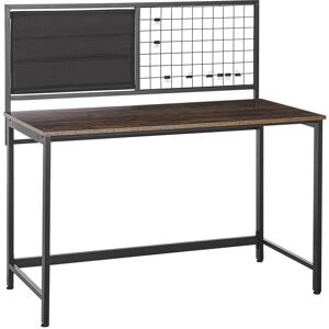 Beliani Black Desk with Memo Board - Desk Beliani Black Desk with Memo Board - Desk